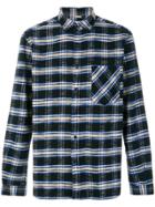 Les Hommes Urban Geometric Print Shirt - White
