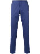 Paul Smith Tailored Trousers, Men's, Size: 32, Blue, Cotton/spandex/elastane