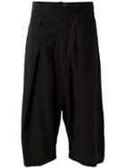 Lost & Found Ria Dunn - Wide Leg Cropped Trousers - Women - Cotton/lyocell - S, Black, Cotton/lyocell