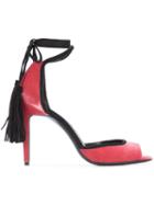 Pierre Hardy Tassel Embellished Sandals - Purple
