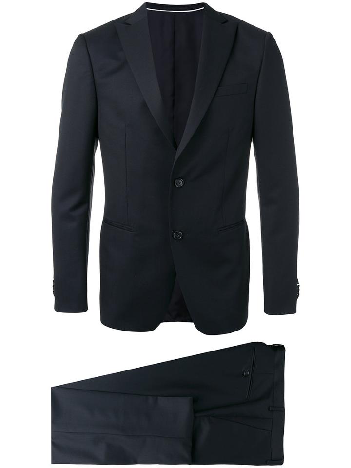 Z Zegna - Two Piece Suit - Men - Cupro/mohair/wool - 46, Black, Cupro/mohair/wool
