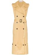 Jw Anderson Sleeveless Trench Coat - Neutrals