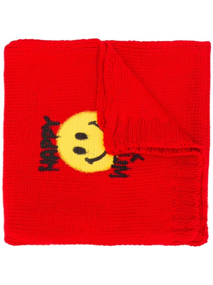 Philosophy Di Lorenzo Serafini Smiley Face Scarf - Red