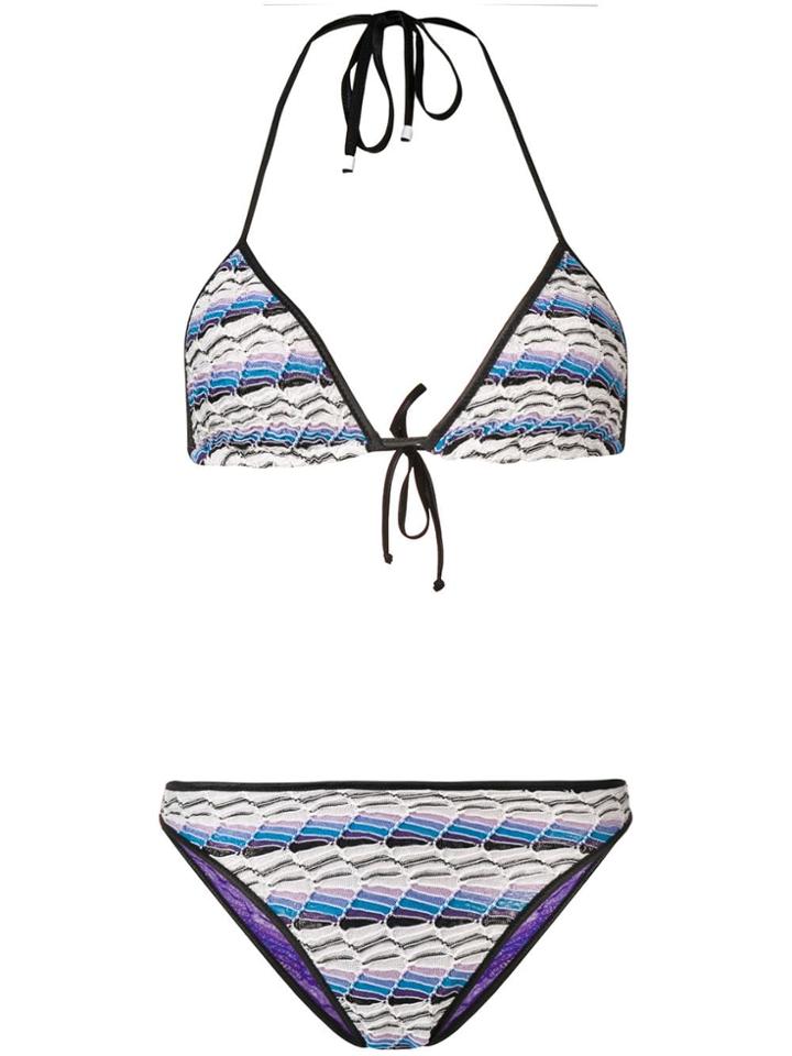 Missoni Mare Fine Knit Bikini - Purple