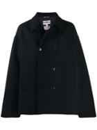 Oamc Double Breasted Coat - Blue