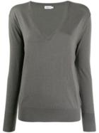 Filippa-k Relaxed V-neck Jumper - Green