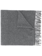 Polo Ralph Lauren Embroidered Logo Scarf - Grey