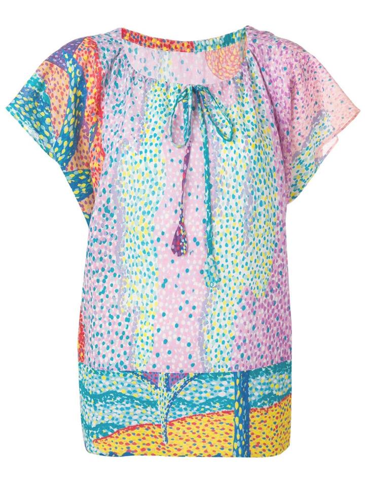 Tsumori Chisato Patterned Blouse - Purple