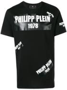 Philipp Plein Platinum Cut Multi Logo T-shirt - Black
