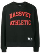 Rassvet X Russel Athletic Printed Sweatshirt - Black