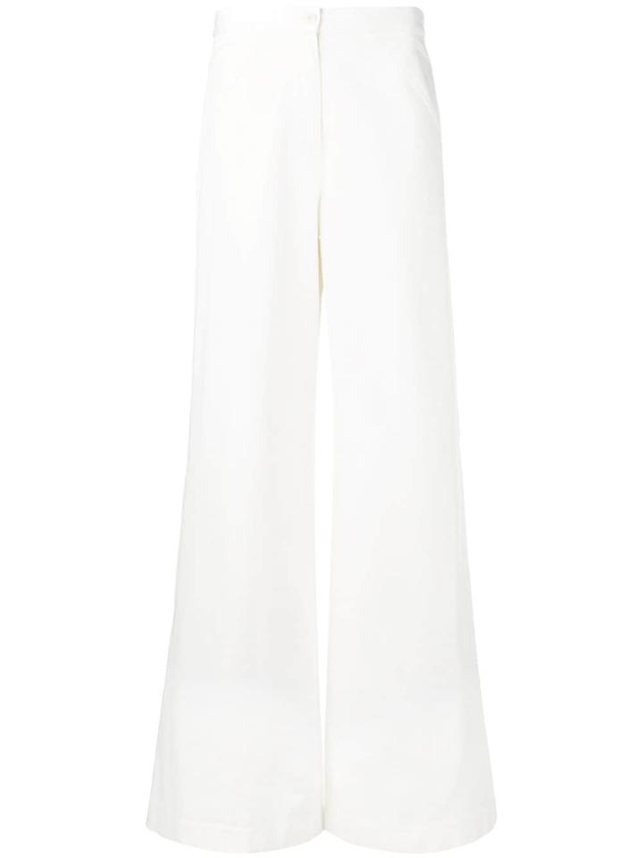 Barena Wide-leg Trousers - White