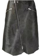 Yang Li Zipped Asymmetric Hem Skirt