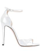 Marc Ellis Open-toe Heeled Sandals - Silver