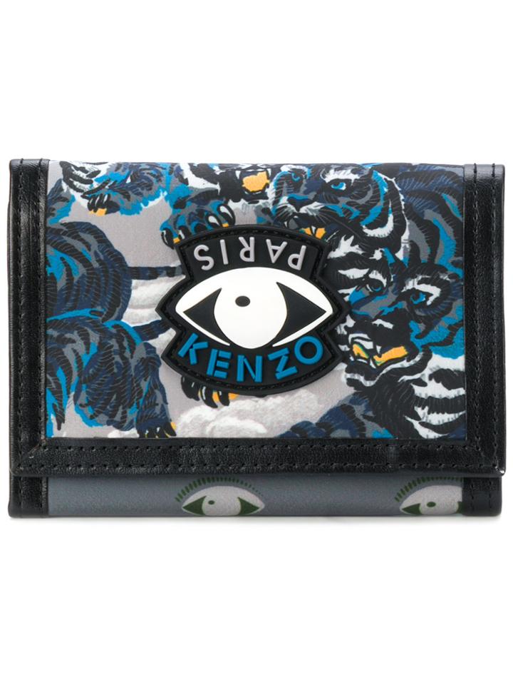 Kenzo Eye And Tiger Wallet - Blue