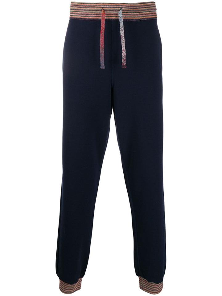 Missoni Striped Waistband Track Trousers - Black