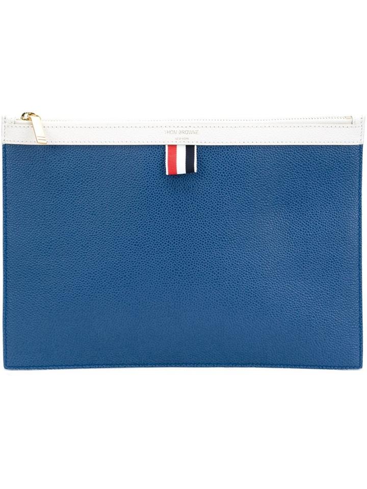 Thom Browne Colour Block Clutch Bag