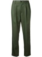 En Route - Cropped Trousers - Men - Cotton - 1, Green, Cotton