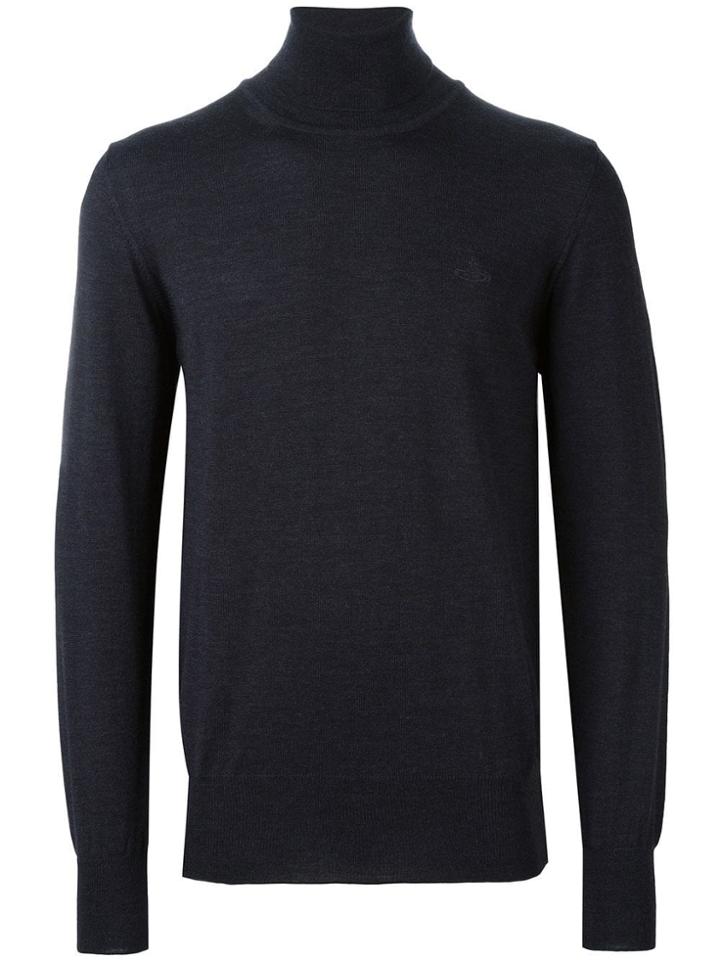 Vivienne Westwood Man Roll Neck Jumper - Grey