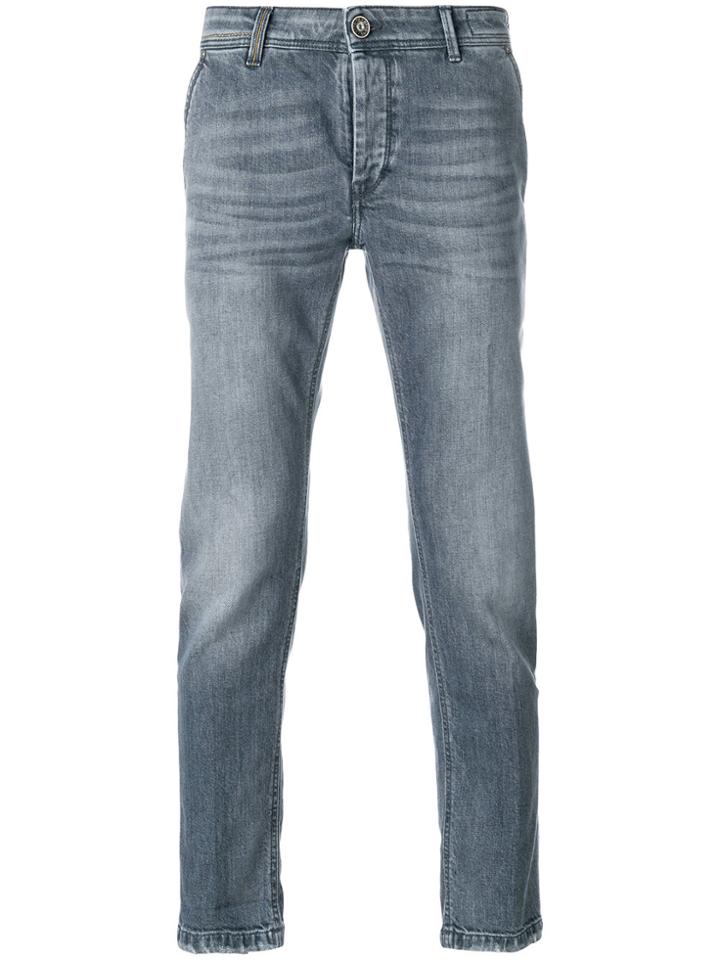 Re-hash Washed Slim-fit Jeans - Grey