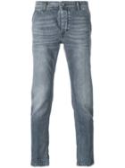 Re-hash Washed Slim-fit Jeans - Grey