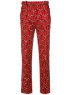 Reinaldo Lourenço Printed Trousers - Red