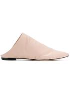 Sigerson Morrison Pointed Toe Mules - Pink