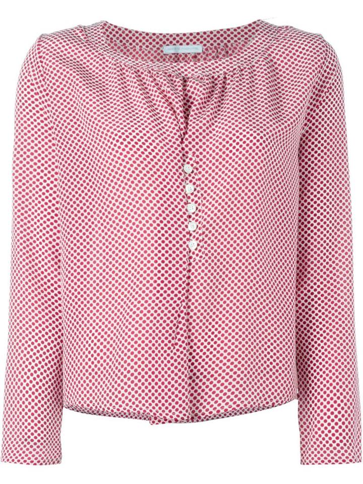 Société Anonyme Asymmetric Buttoned Shirt, Women's, Size: 3, White, Silk