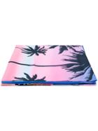 Mc2 Saint Barth Sunset Print Beach Towel - Purple