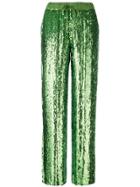 P.a.r.o.s.h. Sequin Trousers - Green