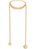 Bottega Veneta Geometric Pendants Necklace - Gold