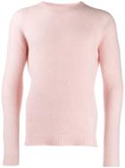 Nuur Fine Knit Sweatshirt - Pink
