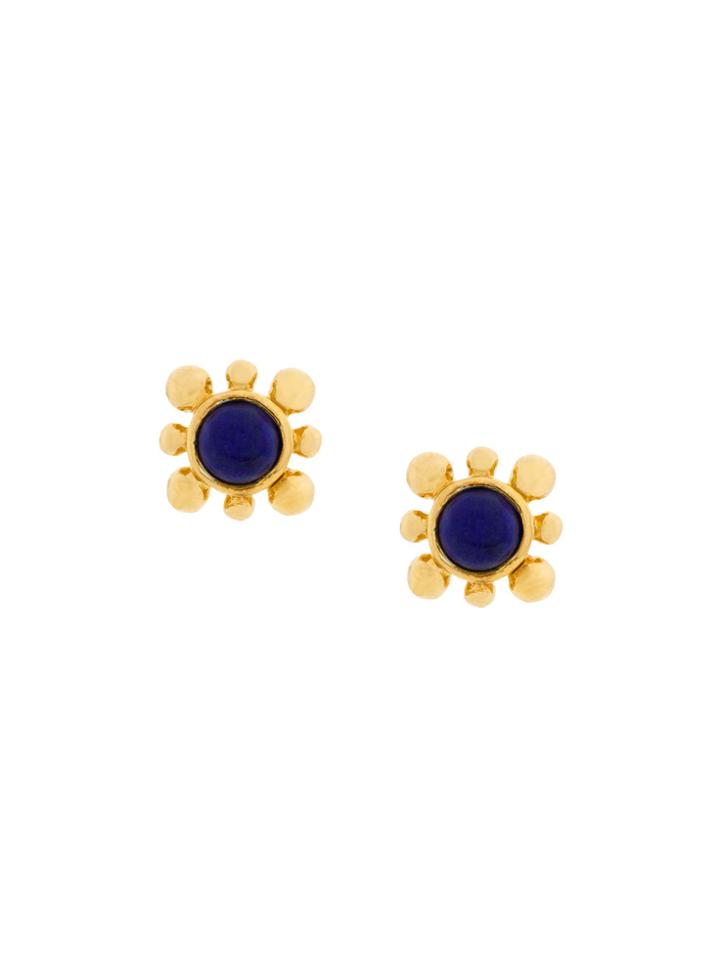 Astley Clarke Lapis Mini Floris Studs - Metallic