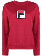 Fila Logo Patch Sweatshirt - Red