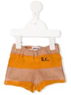 Bobo Choses Striped Shorts, Girl's, Size: 18-24 Mth, Yellow/orange