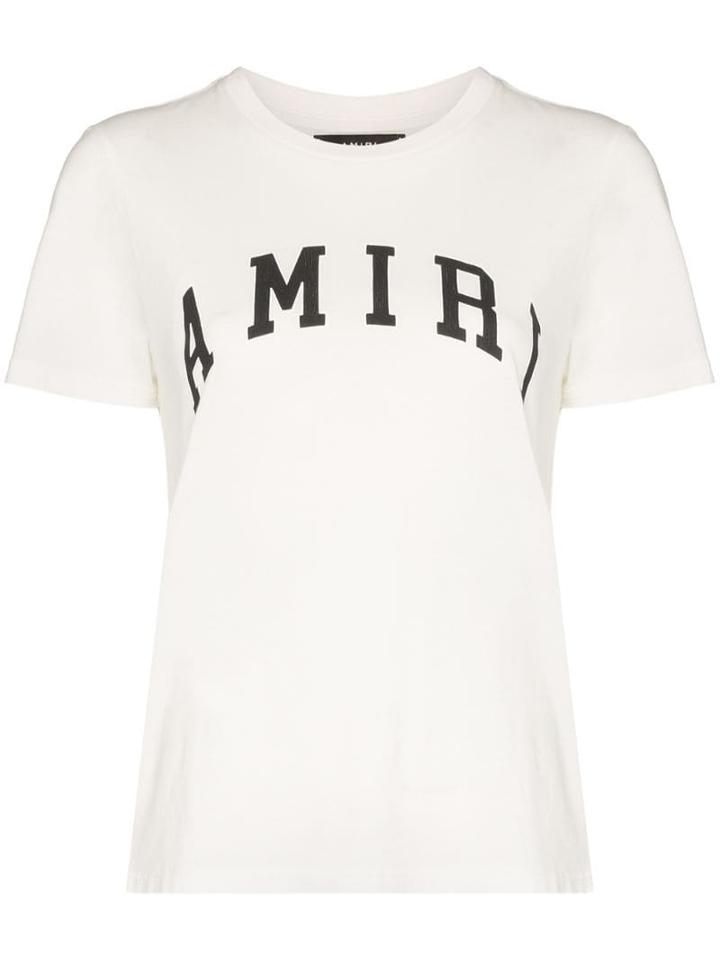 Amiri Logo Printed T-shirt - White