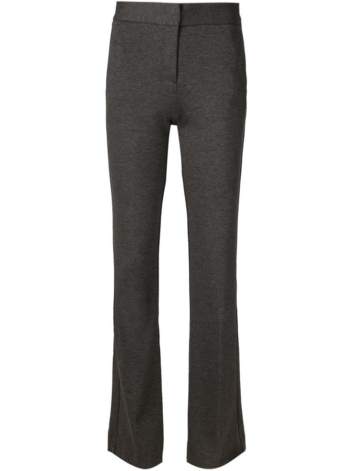 Theory Garetto Trousers, Women's, Size: 10, Grey, Polyamide/spandex/elastane/viscose