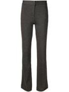 Theory Garetto Trousers, Women's, Size: 10, Grey, Polyamide/spandex/elastane/viscose