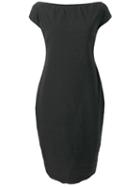 Romeo Gigli Pre-owned Off-shoulder Pencil Dress - Grey