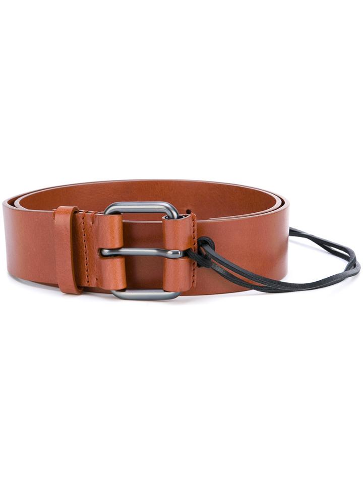 A.f.vandevorst - Strings Applique Belt - Women - Leather - M, Brown, Leather