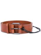 A.f.vandevorst - Strings Applique Belt - Women - Leather - M, Brown, Leather
