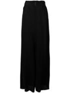 Ann Demeulemeester - Long Draped Skirt - Women - Spandex/elastane/rayon - 36, Black, Spandex/elastane/rayon