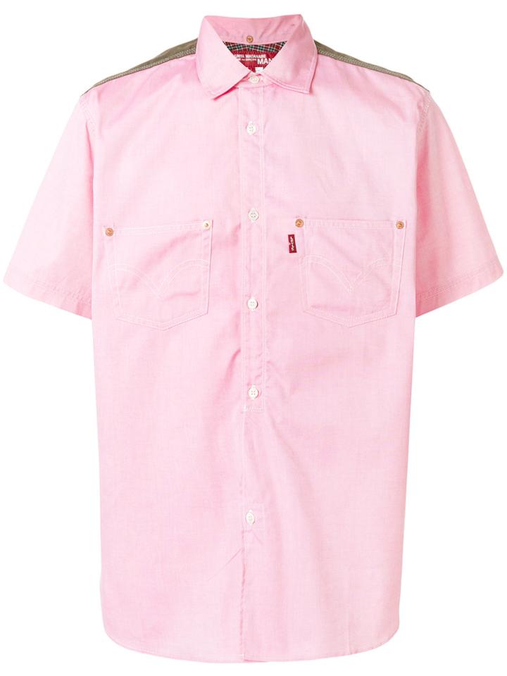 Junya Watanabe Man X Levi's Short-sleeved Shirt - Pink & Purple