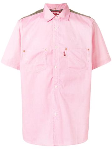 Junya Watanabe Man X Levi's Short-sleeved Shirt - Pink & Purple