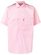 Junya Watanabe Man X Levi's Short-sleeved Shirt - Pink & Purple