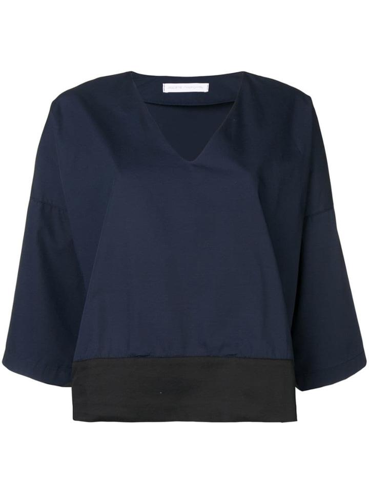 Société Anonyme Flare Styled Blouse - Blue