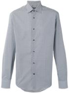 Salvatore Ferragamo Patterned Shirt, Men's, Size: Medium, White, Cotton