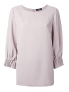 Steffen Schraut Pleated Sleeve Blouse