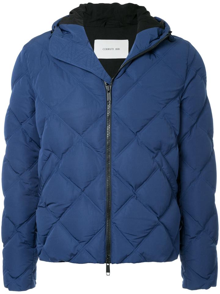 Cerruti 1881 Quilted Padded Jacket - Blue