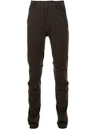 Ziggy Chen Slim-fit Trousers, Men's, Size: 50, Brown, Cotton/spandex/elastane/viscose/wool
