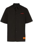 Heron Preston Short Sleeved Cotton Shirt - Black